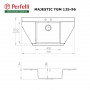 Мийка кухонна гранітна Perfelli MAJESTIC TGM 125-96 LIGHT BEIGE