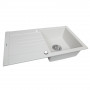 Мийка кухонна гранітна Perfelli TINETTO PGT 114-76 WHITE