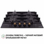 Поверхня газова на металі Perfelli HGM 61637 BL RETRO