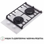 Поверхня газова Domino на склі Perfelli HGG 31427 WH