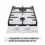 Поверхня газова Domino на металі Perfelli HGM 31427 WH