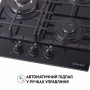 Поверхня газова на склі Perfelli HGG 41627 BL
