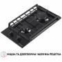 Поверхня газова Domino на металі Perfelli HGM 31427 BL