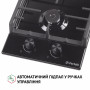 Поверхня газова Domino на металі Perfelli HGM 31427 BL
