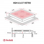 Поверхня газова на металі Perfelli HGM 61637 BL RETRO