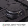 Поверхня газова Domino на склі Perfelli HGG 31427 BL