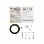 Поверхня газова Domino на металі WEILOR GM 306 SS