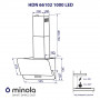 Витяжка декоративна похила Minola HDN 66102 BL 1000 LED