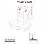 Витяжка декоративна Т-подібна Perfelli t 9612 A 1000 I LED