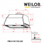 Витяжка повновбудовувана WEILOR PBE 6140 SS 750 LED
