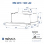 Витяжка телескопічна Minola HTL 6814 BL 1200 LED