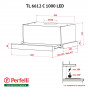 Витяжка телескопічна Perfelli TL 6612 C S / I 1000 LED