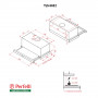 Витяжка телескопічна Perfelli TLS 6632 BL LED