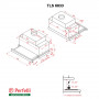 Витяжка телескопічна Perfelli TLS 6833 BL LED Strip