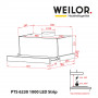 Витяжка телескопічна WEILOR PTS 6230 BL 1000 LED Strip