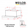 Витяжка телескопічна WEILOR Slimline PTM 6230 SS 1000 LED Strip
