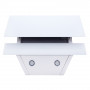 Витяжка декоративна похила Perfelli DNS 5252 D 700 WH LED