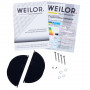 Витяжка повновбудовувана WEILOR PBSR 52301 GLASS WH 1100 LED Strip