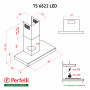 Вытяжка декоративная Т-образная Perfelli TS 6822 I/BL LED