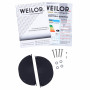 Витяжка повновбудовувана WEILOR PBSR 72651 GLASS WH 1300 LED Strip
