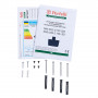 Витяжка декоративна похила Perfelli DNS 5252 D 700 SG LED