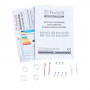 Витяжка повновбудовувана Perfelli BISP 7873 WH LED Strip GLASS