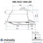 Витяжка повновбудовувана Minola HBS 5652 BL 1000 LED