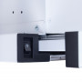 Витяжка телескопічна Perfelli TL 6632 C WH 1000 LED GLASS