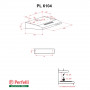 Витяжка плоска Perfelli PL 6104 IS