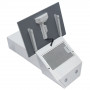 Вытяжка декоративная наклонная Minola HDN 5202 WH/INOX 700 LED