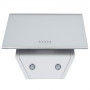 Вытяжка декоративная наклонная Minola HDN 5202 WH/INOX 700 LED
