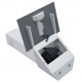Вытяжка декоративная наклонная Minola HDN 5202 WH/INOX 700 LED