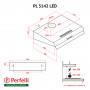 Витяжка плоска Perfelli PL 5142 IV LED