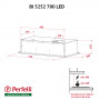 Витяжка повновбудовувана Perfelli BI 5252 BL 700 LED