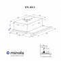 Витяжка телескопічна Minola HTL 6012 BR 450 LED