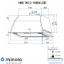 Витяжка повновбудовувана Minola HBI 7612 BL 1000 LED