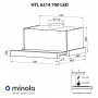 Витяжка телескопічна Minola HTL 6214 I 700 LED
