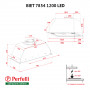 Витяжка повновбудовувана Perfelli BIET 7854 WH 1200 LED