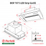 Витяжка повновбудовувана Perfelli BISP 7873 WH LED Strip GLASS