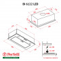 Витяжка повновбудовувана Perfelli BI 6122 BL LED