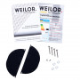 Витяжка повновбудовувана WEILOR PBSR 52302 GLASS FBL 1100 LED Strip