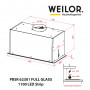 Витяжка повновбудовувана WEILOR PBSR 62301 FULL GLASS WH 1100 LED Strip