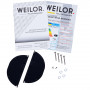 Витяжка повновбудовувана WEILOR PBSR 62301 FULL GLASS WH 1100 LED Strip
