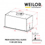Витяжка повновбудовувана WEILOR PBSR 62302 FULL GLASS FBL 1100 LED Strip