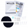 Витяжка декоративна похила WEILOR PDL 62304 WH 1100 LED Strip