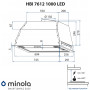 Витяжка повновбудовувана Minola HBI 7612 WH 1000 LED