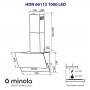 Витяжка декоративна похила Minola HDN 66112 WH 1000 LED
