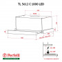 Витяжка телескопічна Perfelli TL 5612 C WH 1000 LED
