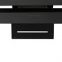 Витяжка декоративна похила Perfelli DNS 6383 B 750 BL LED Strip