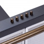 Витяжка купольна Perfelli K 6632 C BL RETRO 1000 LED